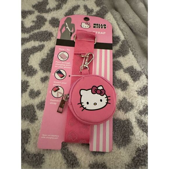Draft Listinghello kitty travel/tech bag,luggage crossbody strap-belt & pouch - Picture 1 of 4